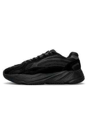 Кроссовки adidas yeezy boost 700 v2 all black 44 размер