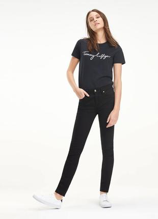 Черные брендовые джинсы Tommy hilfiger calvin klein levi’s10 фото