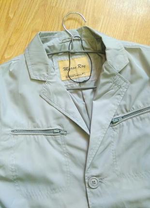 Куртка пиджак тренч с накладными карманами бренда myron ray, р.м2 фото