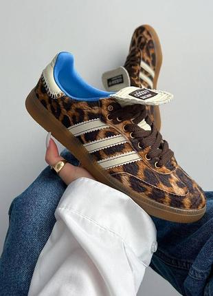 Кроссовки adidas samba wales bonner x samba pony 'leopard'