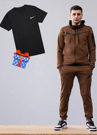 Весенний спортивный костюм nike + футболка в подарок 🎁