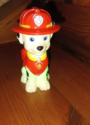 Дитяча іграшка нічник маршал щенячий патруль8 фото