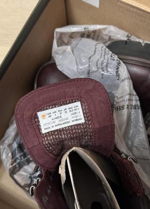 Оригінал черевики timberland london square 6 inch boot, 37 розмір, колір dark port5 фото