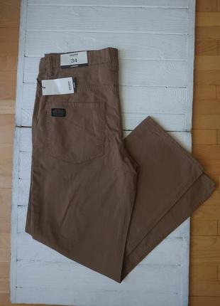 Cropp 34 брюки прямые коричневые
