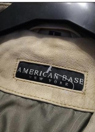 Кожаный пиджак american base9 фото