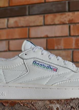 Кроссовки reebok оригинал кожа размер 42 стелька 27 см5 фото