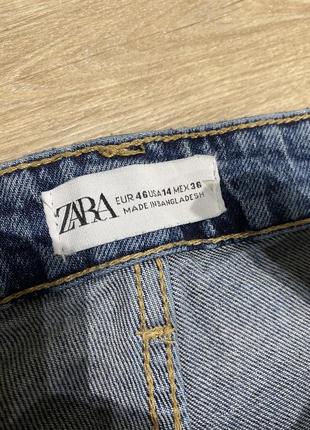 Стильные стрейчевые джинсы zara 46 размер на xl-xxl в отличном состоянии2 фото