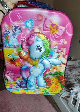 Дитячий великий рюкзак з поні єдиноріг 🦄