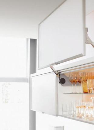 Aventos hl, механізм 29l38, висота корпусу 400-550 мм, світло-сірий, алюм. рамки