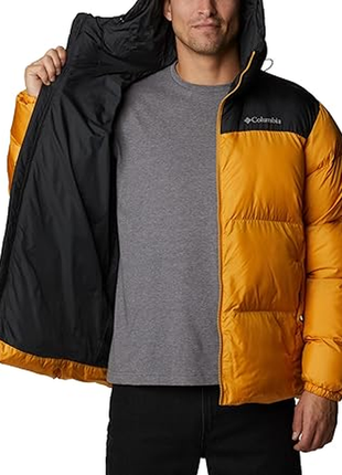 Тепла куртка columbia puffect hooded jacket оригінал ша6 фото