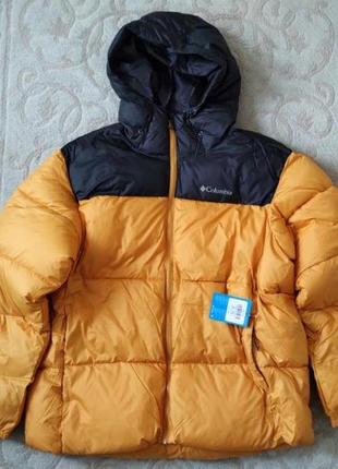 Тепла куртка columbia puffect hooded jacket оригінал ша3 фото