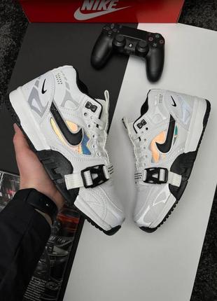 Кросівки nike air trainer 1 sp  чоловічі, кросівки найк аір трейнер шкіряні білі, найк траінер