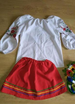 Украинский костюм для девочки2 фото