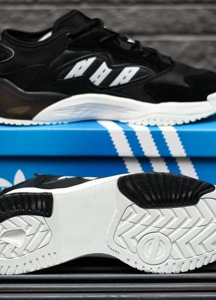 Чоловічі кросівки чорні з білим adidas streetball ii gx0783