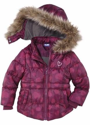 Зимний комбинезон раздельный куртка полукомбинезон лупилу lupilu для девочки зима с опушкой на флисе3 фото