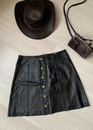 Кожаная юбка gestuz