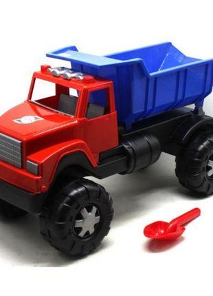 Вантажівка інтер із пісочним набором червоний + синій