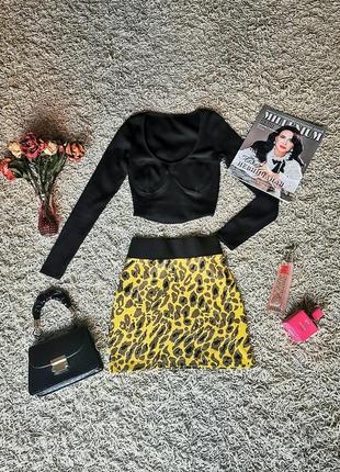 Леопардова спідниця, принт жираф