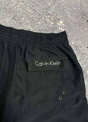 Синие шорты мужские на лампасах calvin klein (оригинал)7 фото