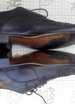 Borelli італія туфлі шкіряні чоловічі класика 43р/30 см колір чорний6 фото