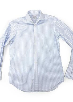 Рубашка фирменная tm lewin, светлая, на запонки3 фото