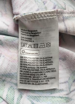 Летнее платье, сарафан с тропическим, цветочным принтом h&amp;m divided