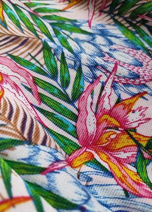 Летнее платье, сарафан с тропическим, цветочным принтом h&amp;m divided