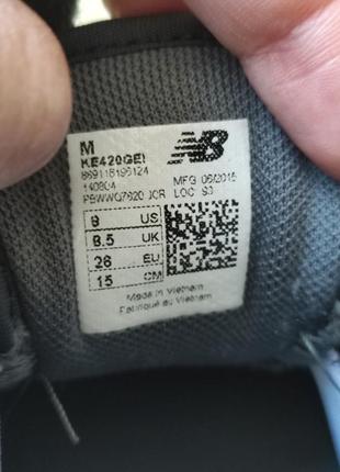 Фирменные детские кроссовки  new balance , оригинал , р.26.9 фото