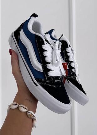 Кеди ванс vans knu school black/blue