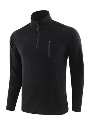 Тактическая кофта lesko a973 black m мужская флисовая dr_12