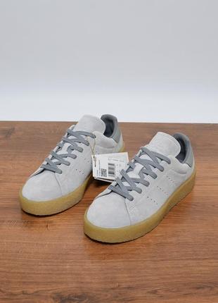 Adidas originals stan smith crepe grey кроссовки оригинал3 фото