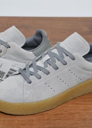 Adidas originals stan smith crepe grey кроссовки оригинал4 фото