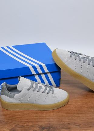 Adidas originals stan smith crepe grey кроссовки оригинал