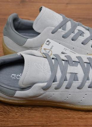 Adidas originals stan smith crepe grey кроссовки оригинал6 фото