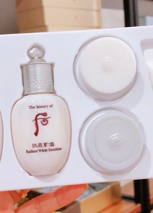 Набор миниатюр для осветления кожи the history of whoo gongjinhyang seol radiant white special gift2 фото