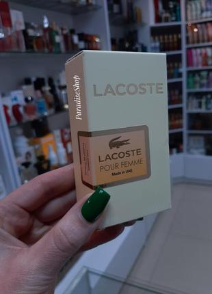 Lacoste pour femme &lt;unk&gt; пробник парфюм женский!