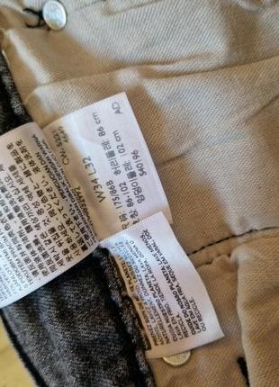 Джинсы мужские levi's 510 w34 l32 (levis/левайс) original10 фото