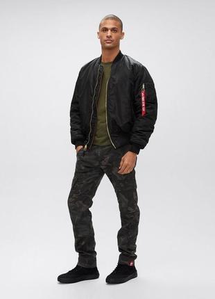 Бомбер alpha industries (l-2xl) ma-1 bomber jacket оригинал новый2 фото