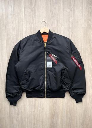 Бомбер alpha industries (l-2xl) ma-1 bomber jacket оригинал новый