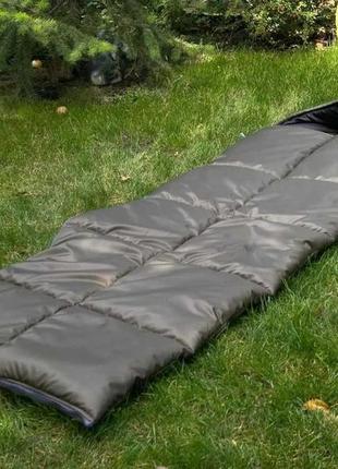 Спальный мешок зимний (одеяло с капюшоном) олива 210 х 73 см