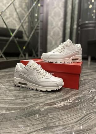 Кроссовки мужские белые найк 90,nike air max 90, кроссовки женские найк аир макс белые