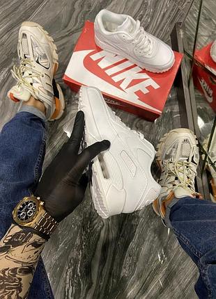 Кроссовки мужские белые найк 90,nike air max 907 фото