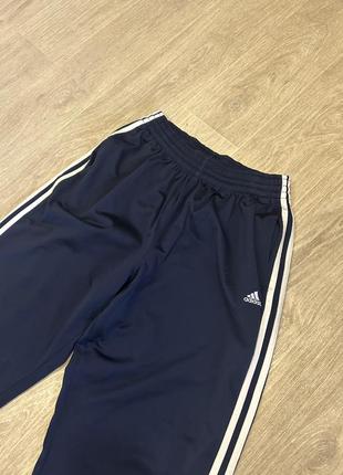 Брюки adidas спортивные, широкие брюки, vintage синие adidas4 фото