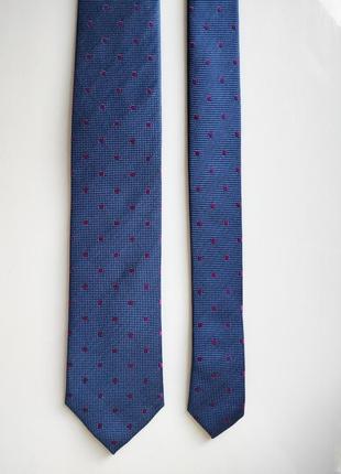 Синя краватка в горошок charles tyrwhitt