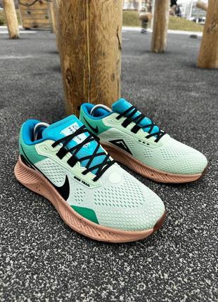 Мужские кроссовки зеленые nike pegasus trail9 фото