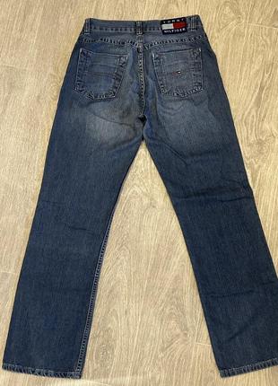 Джинсы tommy hilfiger, джинсы прямые, винтаж, актуальные джинсы2 фото