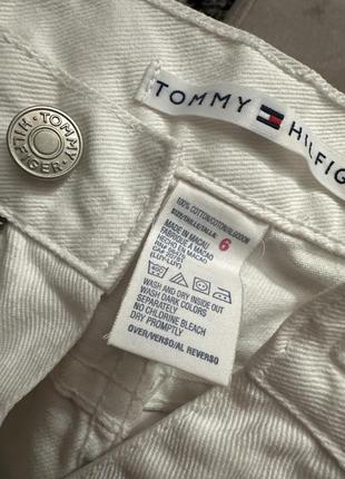 #разгрузка крутые белые джинсы tommy с лого , актуальные на весну/лето4 фото