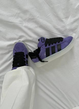 Кроссовки adidas campus violet black6 фото