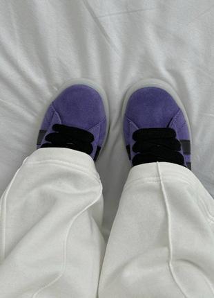 Кросівки adidas campus violet black7 фото