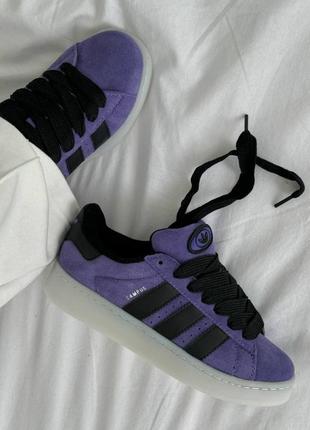 Кроссовки adidas campus violet black